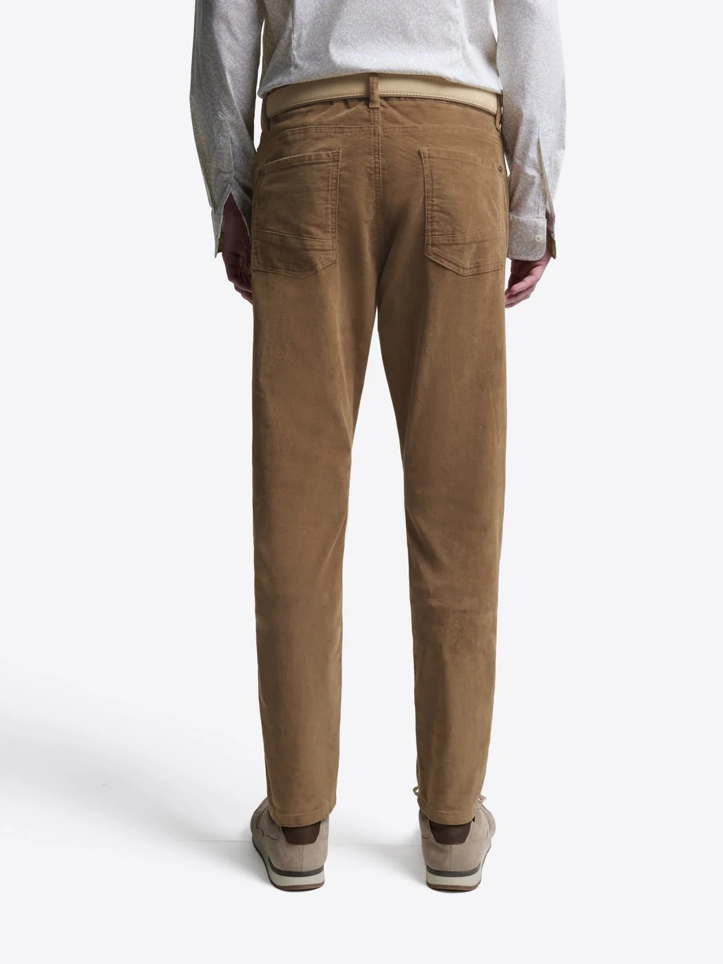Jean couleur slim en velours - Image 4