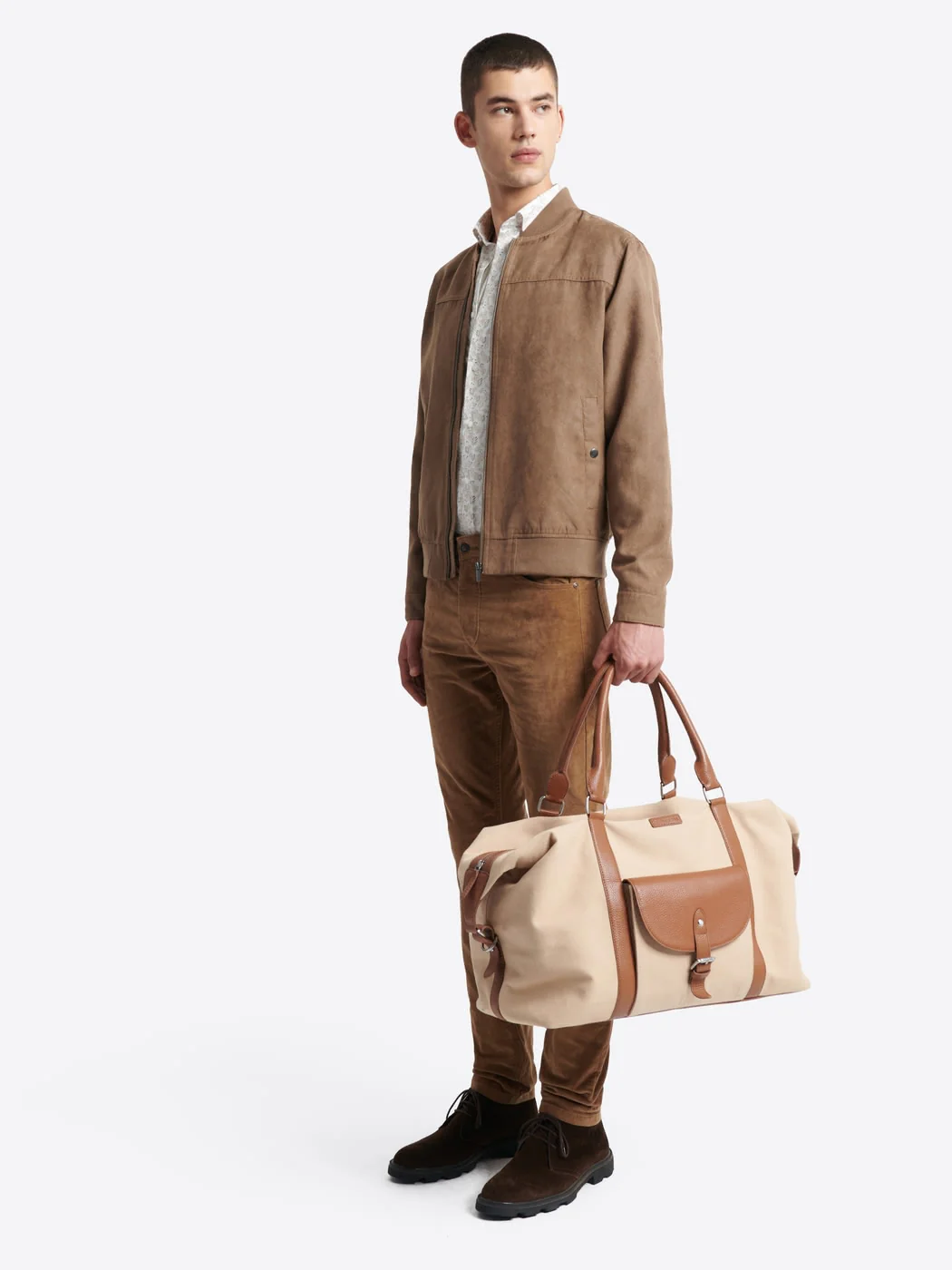 Jean couleur slim en velours - Image 5