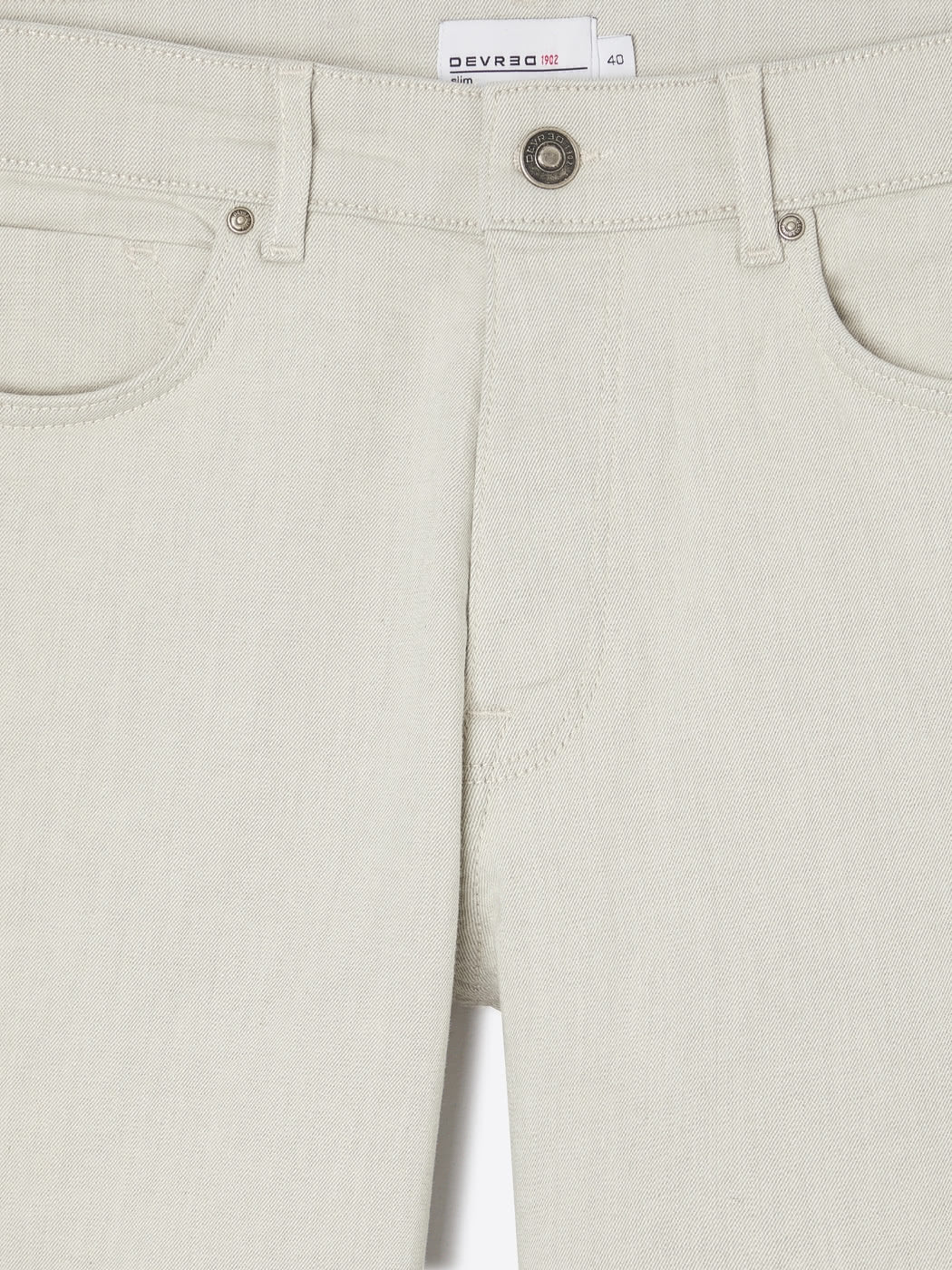 Jean couleur slim en coton stretch - Image 5