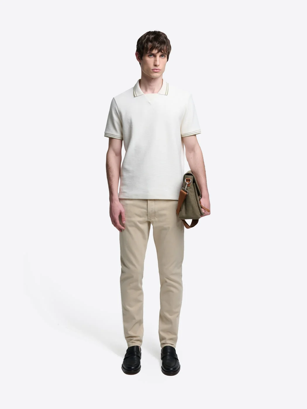 Jean couleur regular en coton lyocell