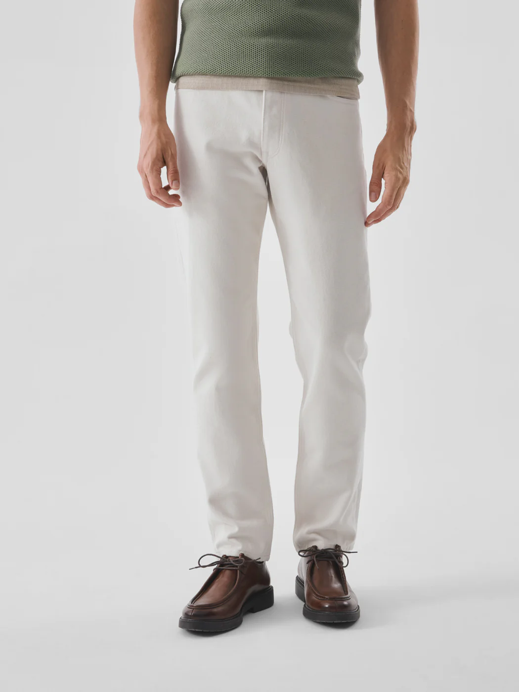 Jean couleur regular en coton - Image 2