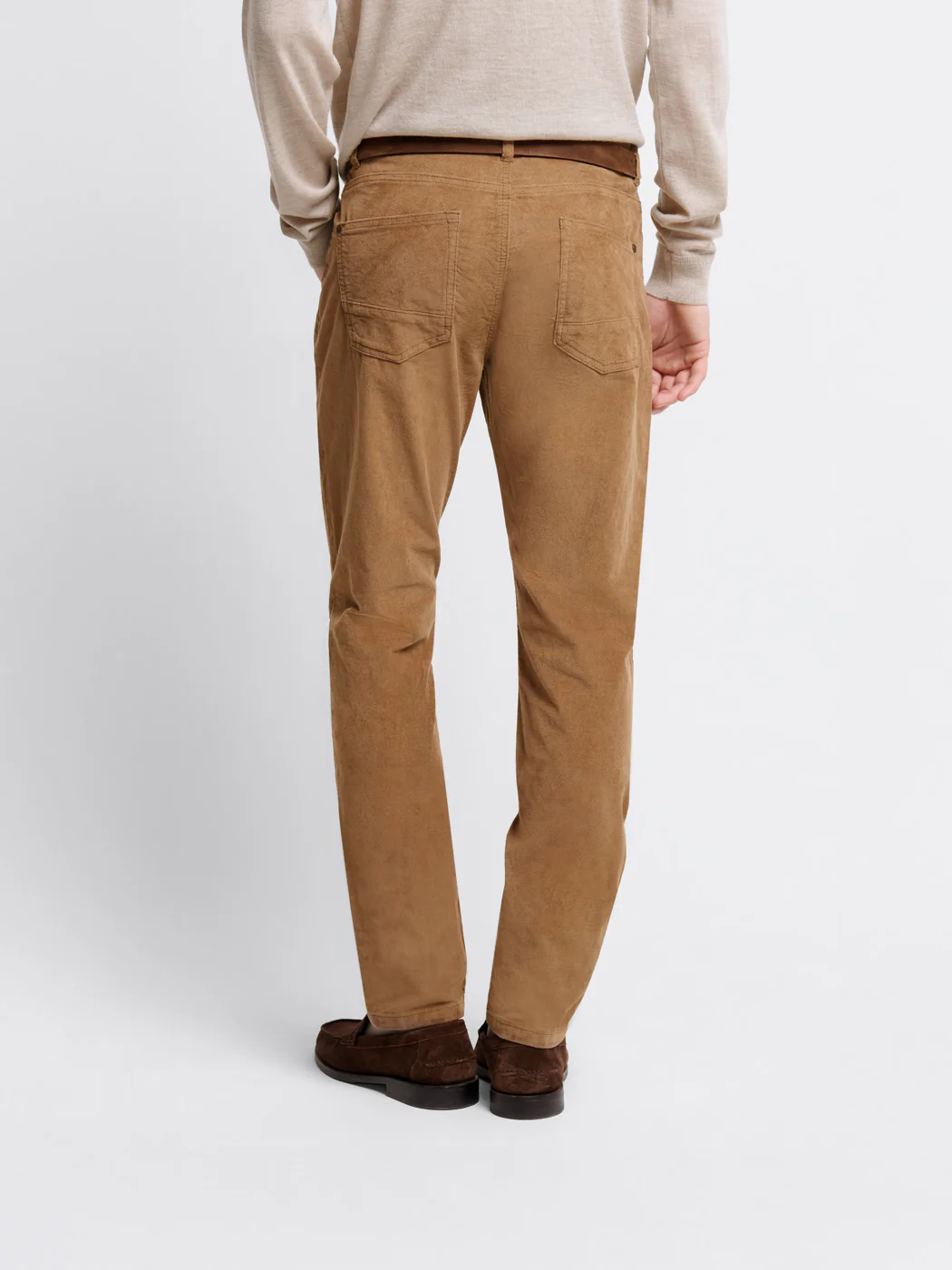 Jean couleur slim en velours - Image 4