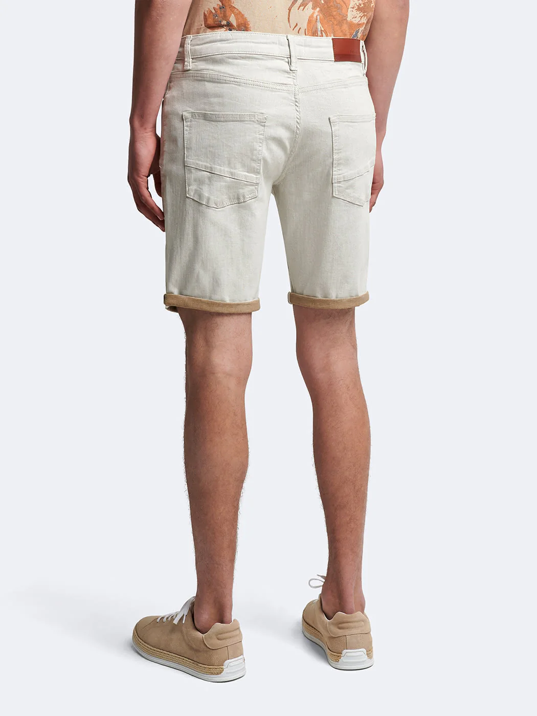 Bermuda regular en coton stretch - Image 4
