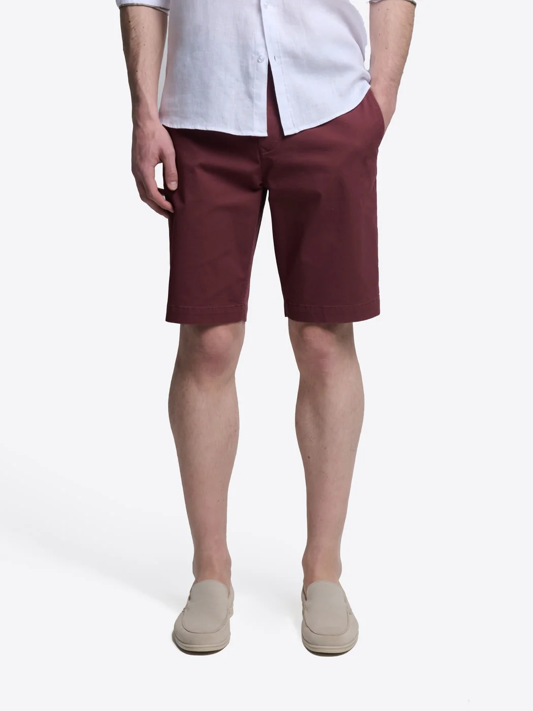 Bermuda slim en coton stretch - Image 2
