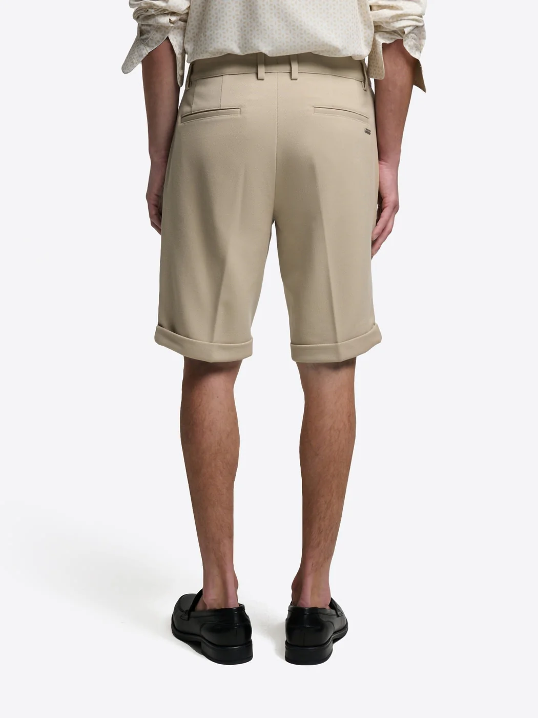 Bermuda slim en maille taille élastique - Image 3