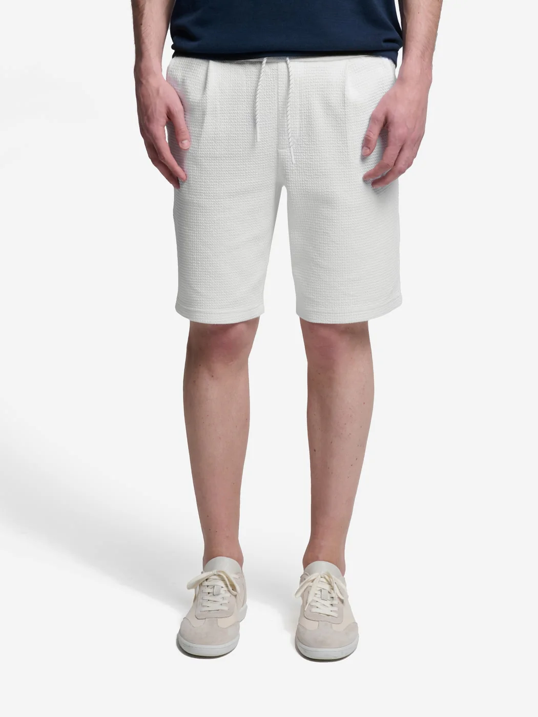 Bermuda regular en coton gauffré - Image 2