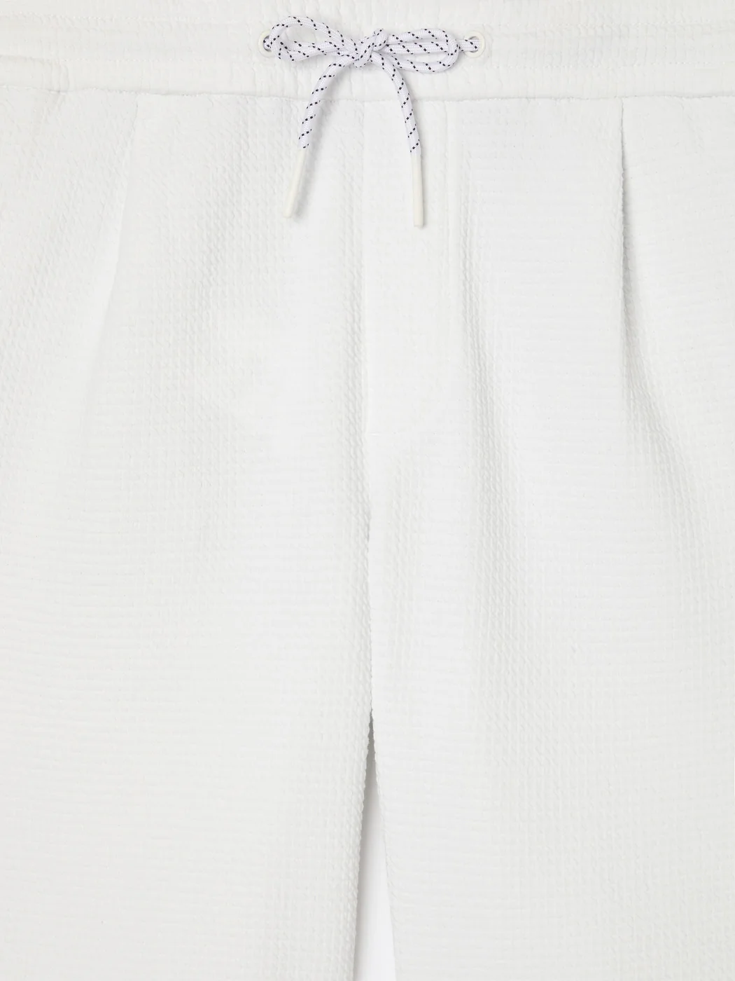 Bermuda regular en coton gauffré - Image 5