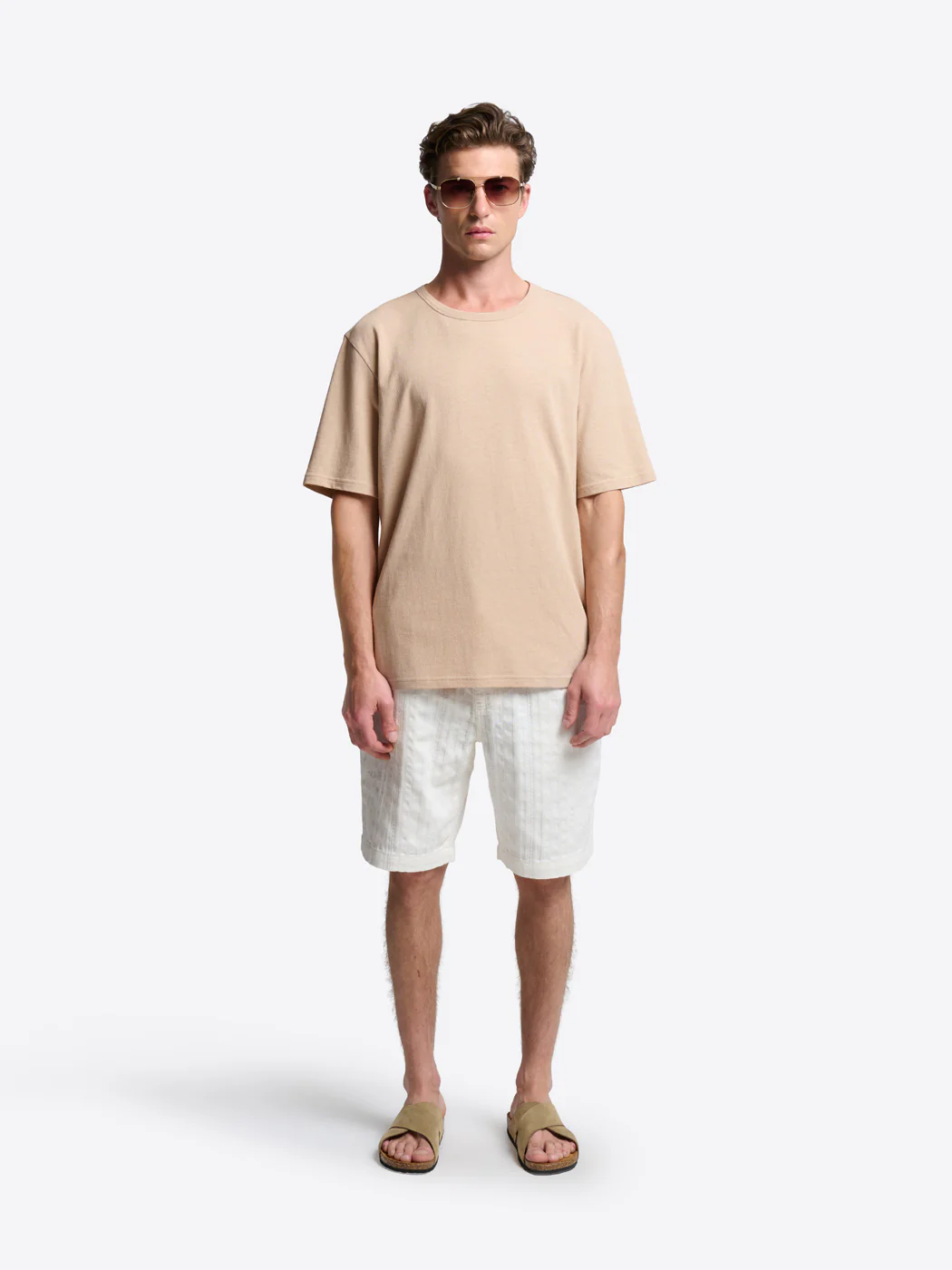 Bermuda regular taille élastique