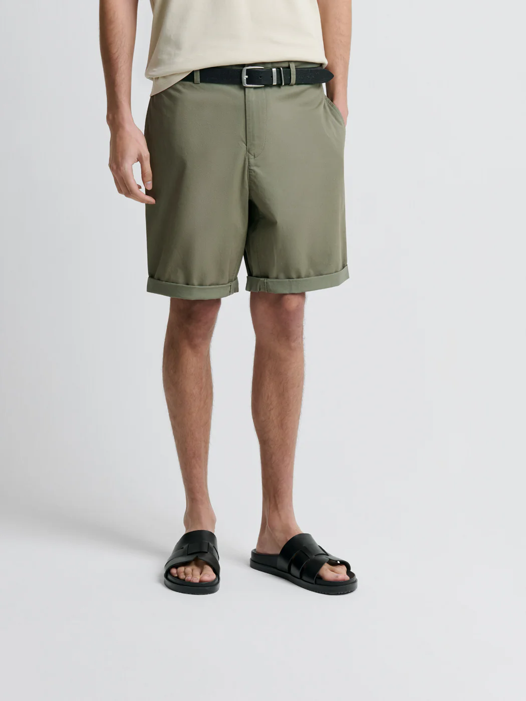 Bermuda slim taille semi-élastiquée - Image 2