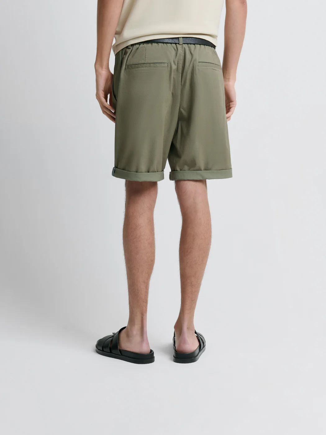 Bermuda slim taille semi-élastiquée - Image 4