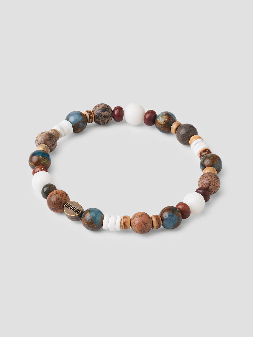 Bracelet en perles et bois bicolore - Image 2