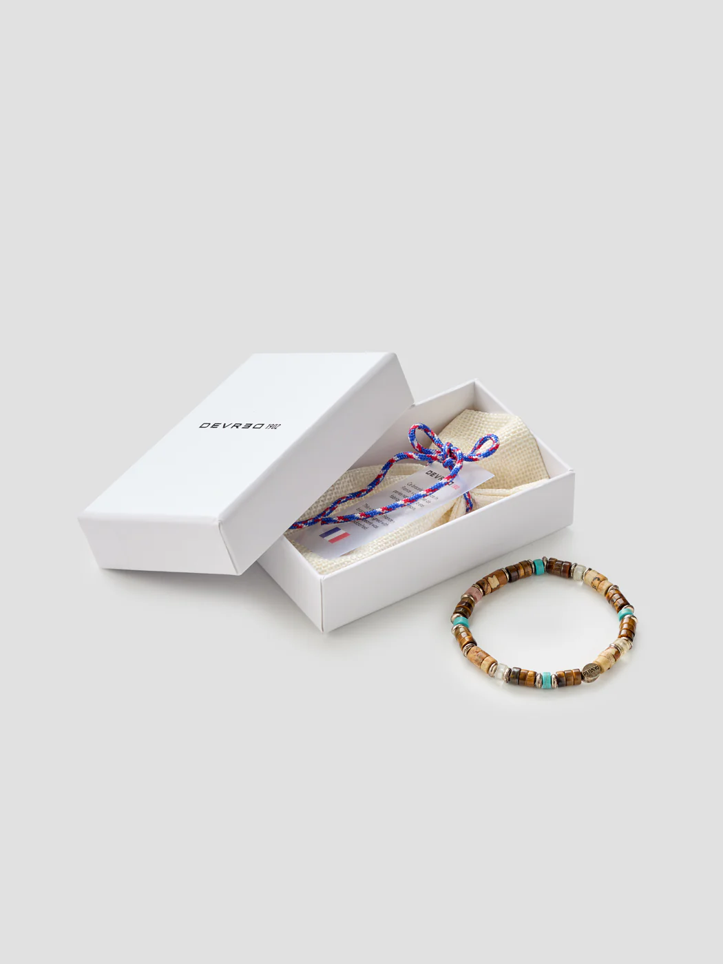Bracelet en perles et bois