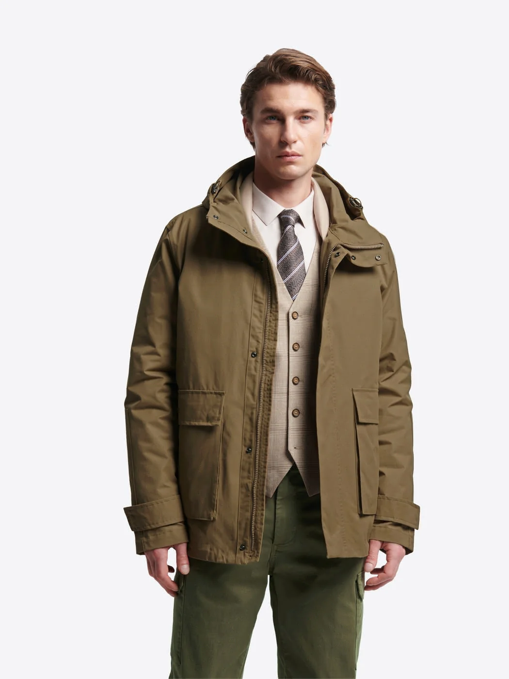Blouson matelassé à capuche