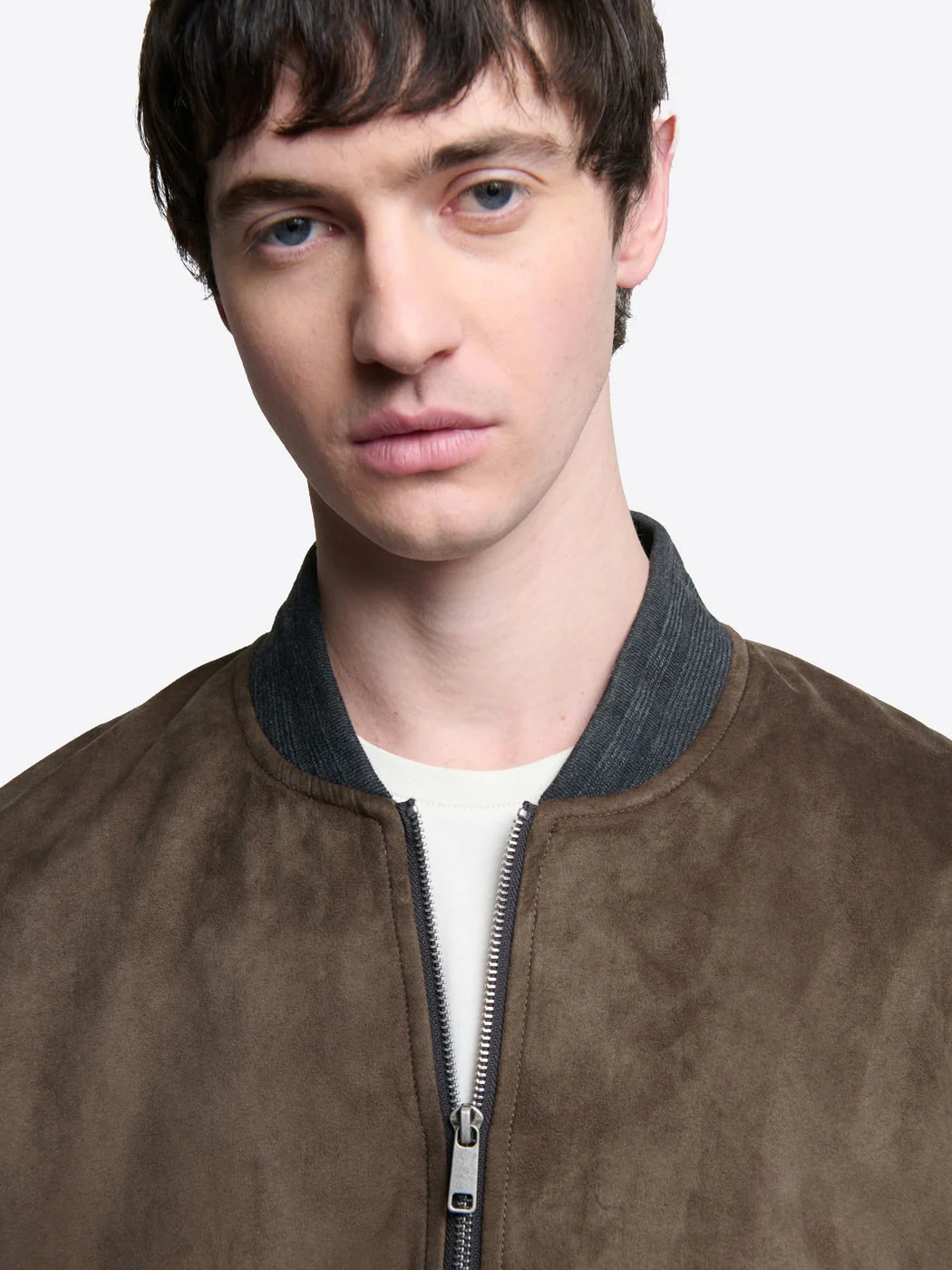 Blouson en suédine col teddy - Image 8