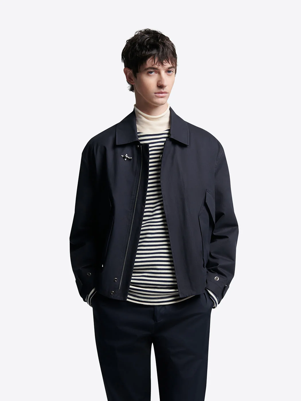 Blouson coupe boxy en coton - L'atelier - Image 7