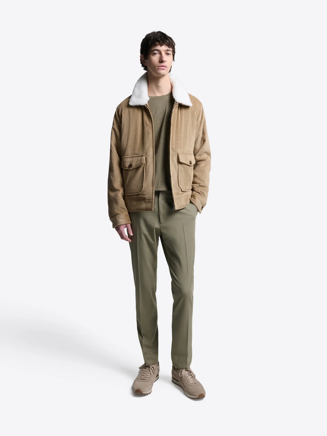 Blouson en velours col sherpa - Image 10