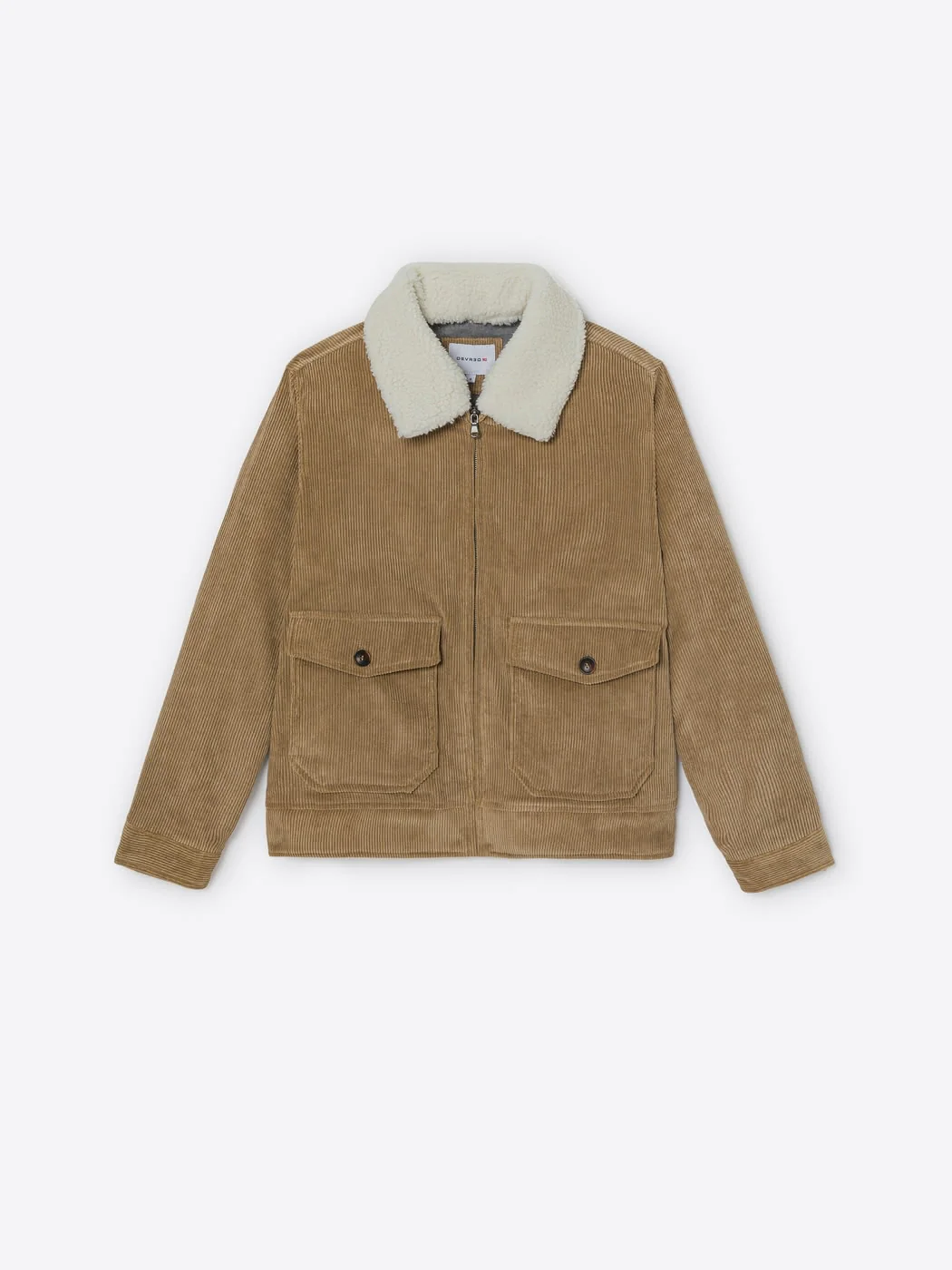 Blouson en velours col sherpa - Image 3