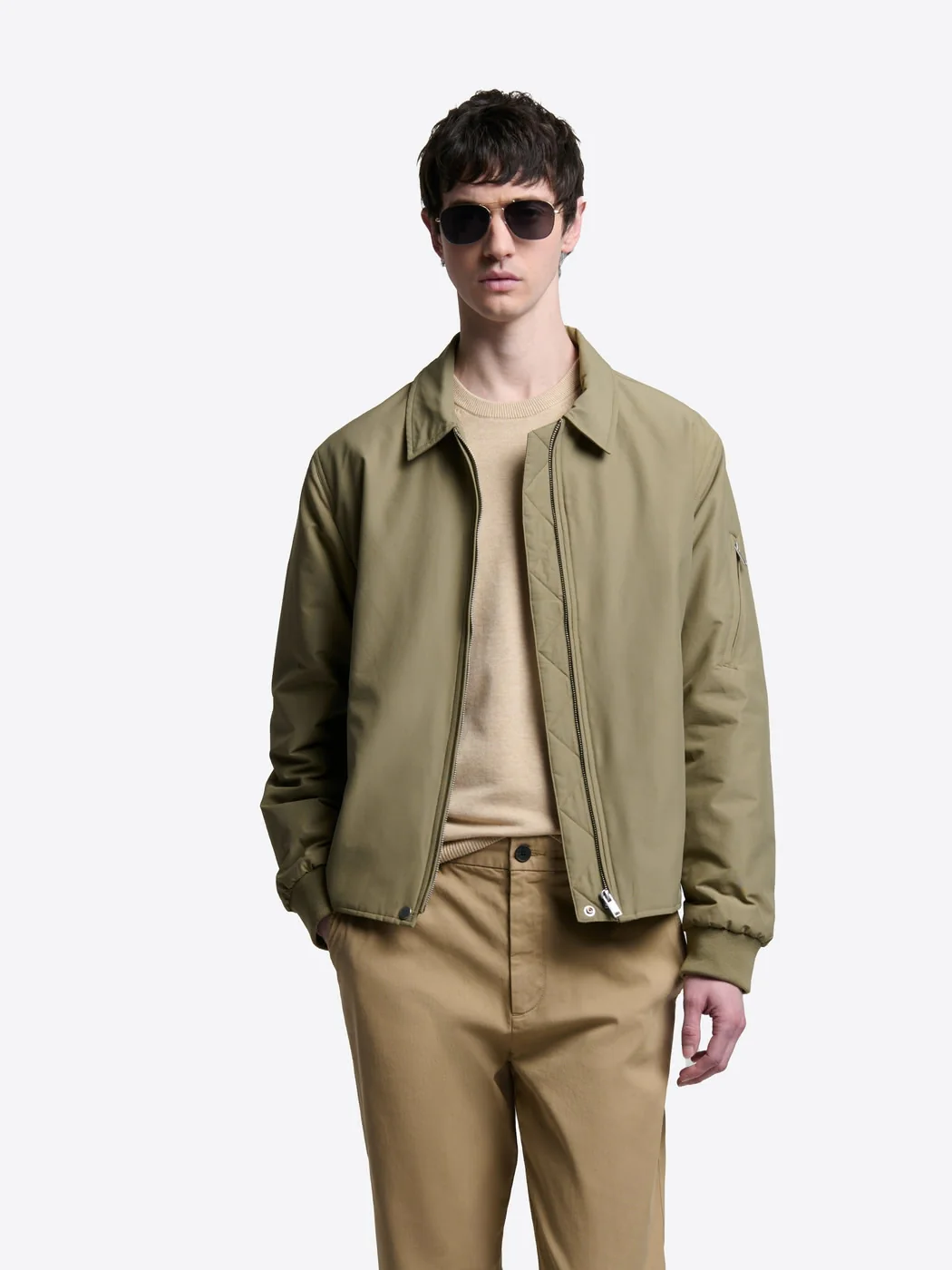 Blouson bomber en coton