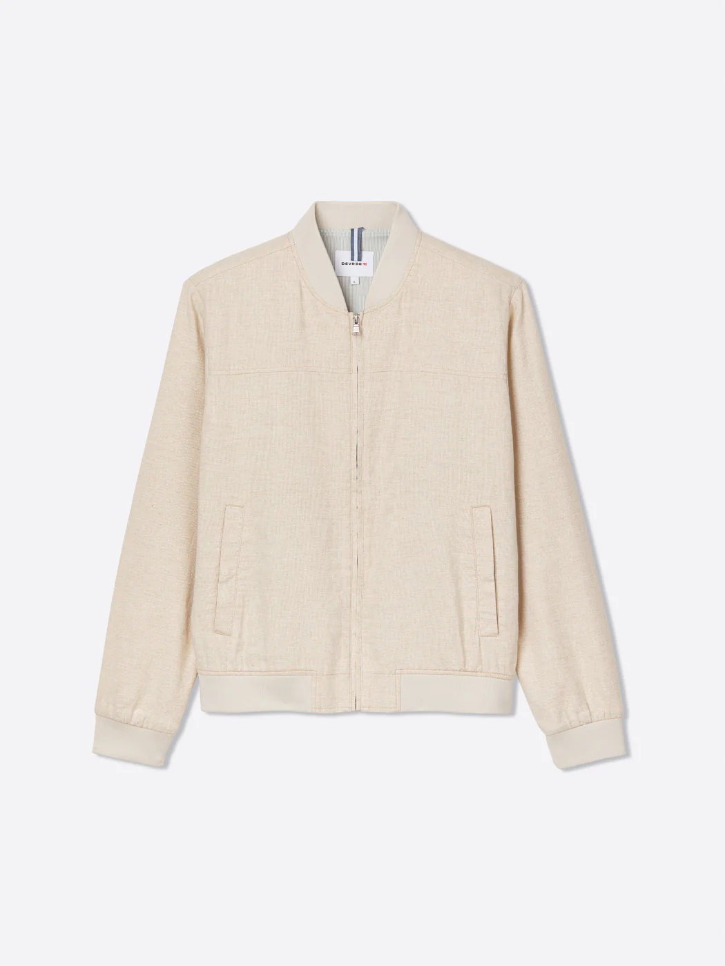 Blouson en coton lin col teddy - Image 9