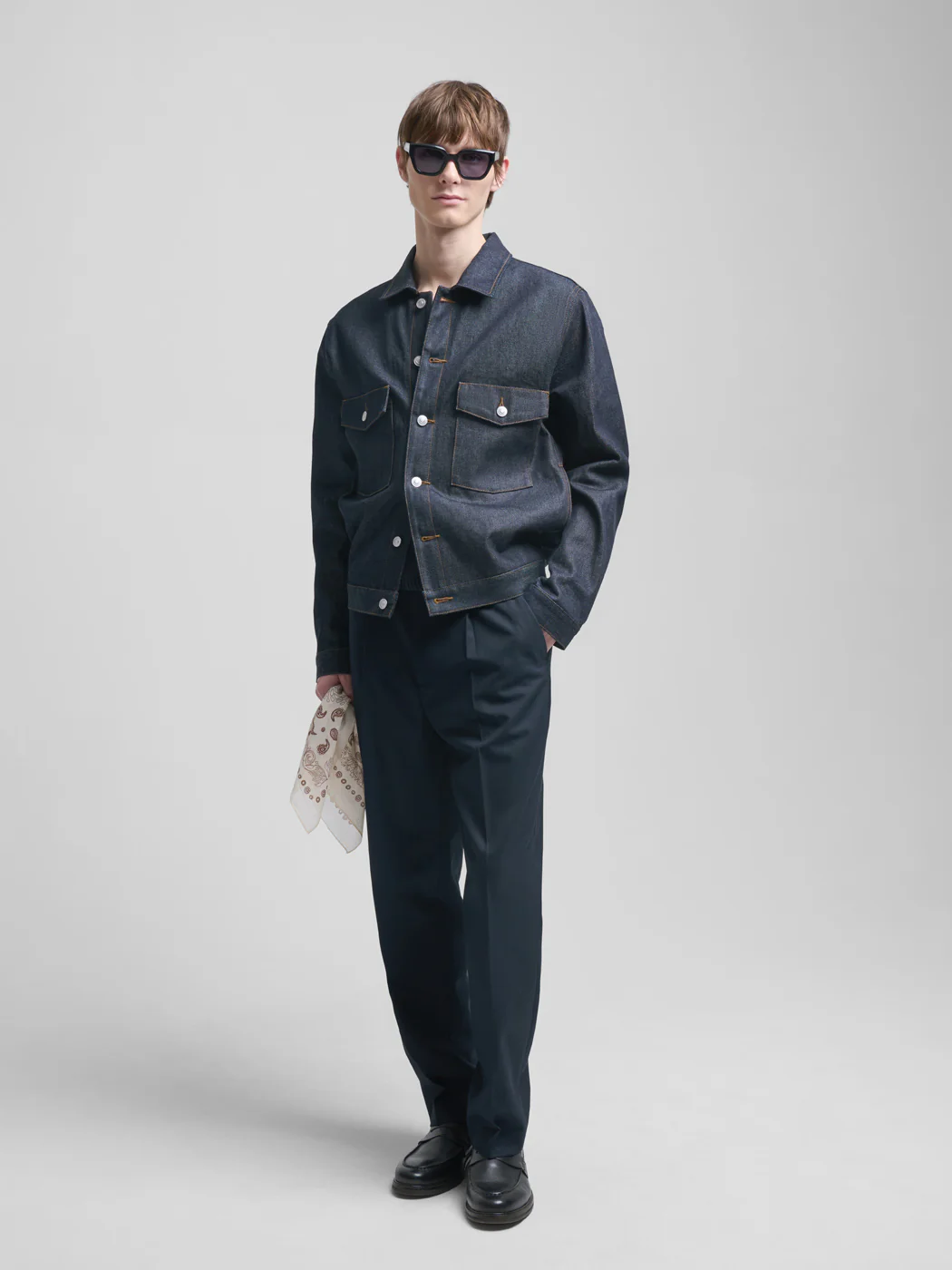 Veste selvedge col chemise - L'atelier - Image 4