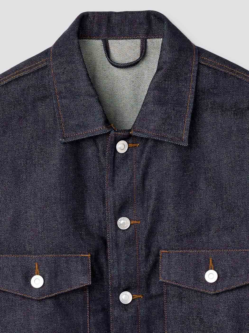 Veste selvedge col chemise - L'atelier - Image 7