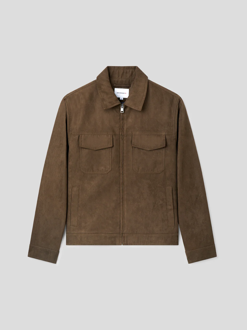 Blouson en suédine col chemise - Image 9