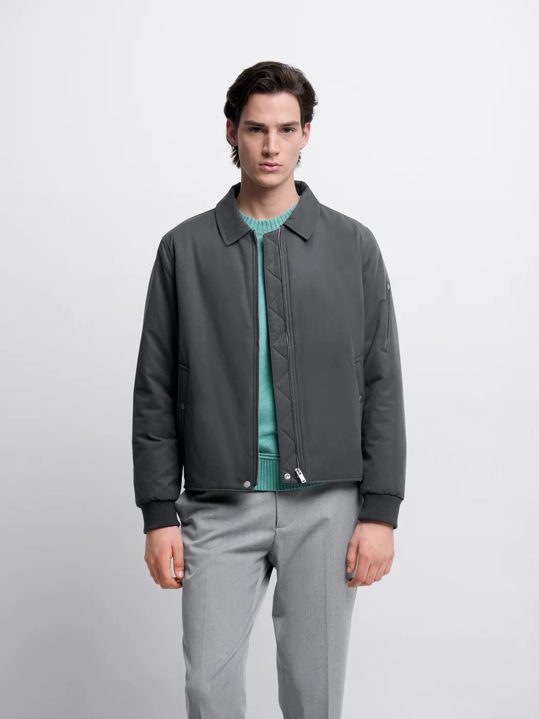 Blouson col chemise