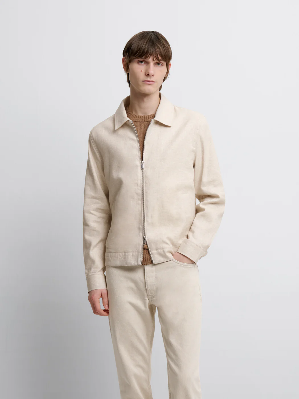 Blouson col chemise