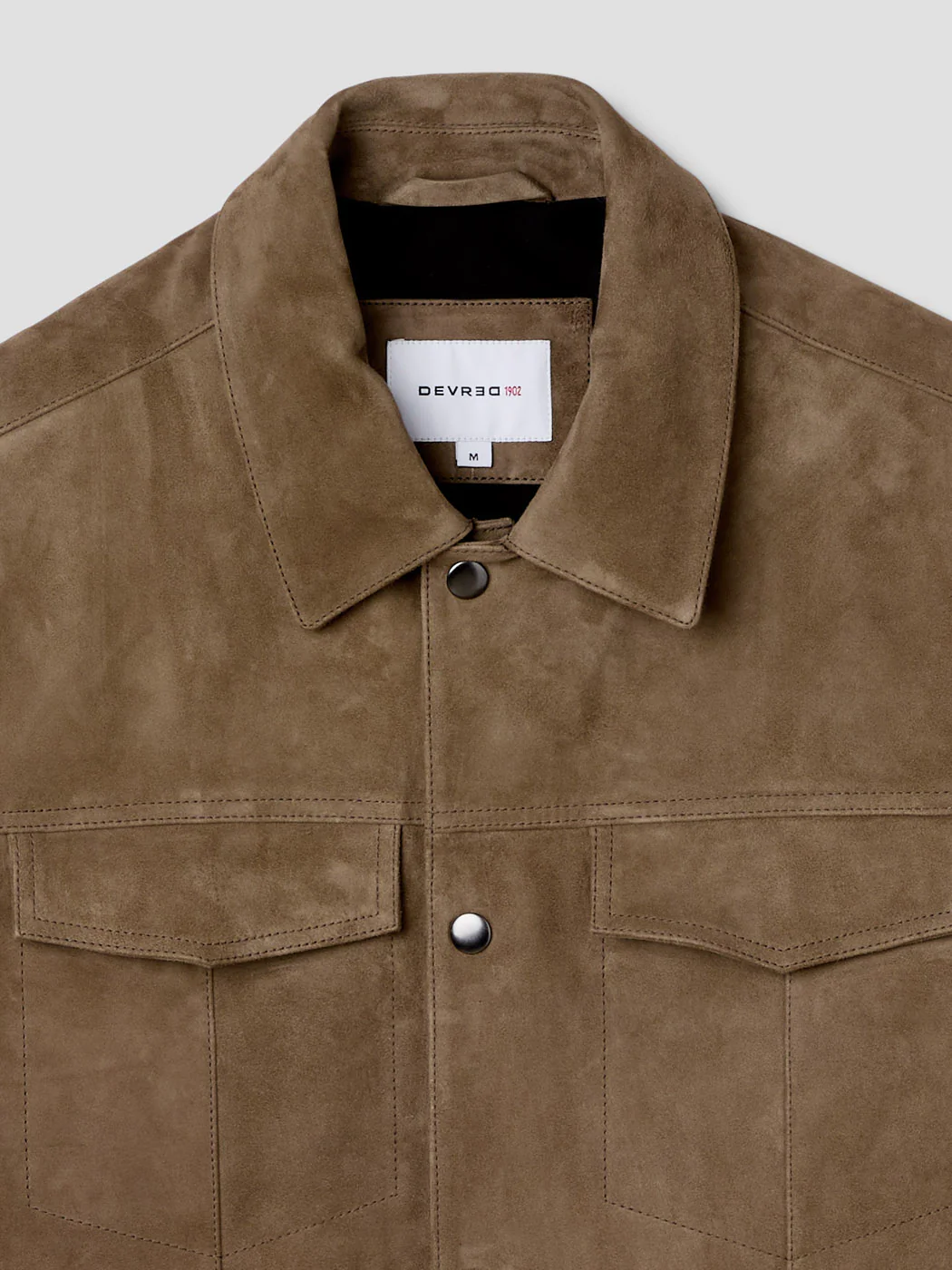 Blouson en cuir col chemise - Image 6