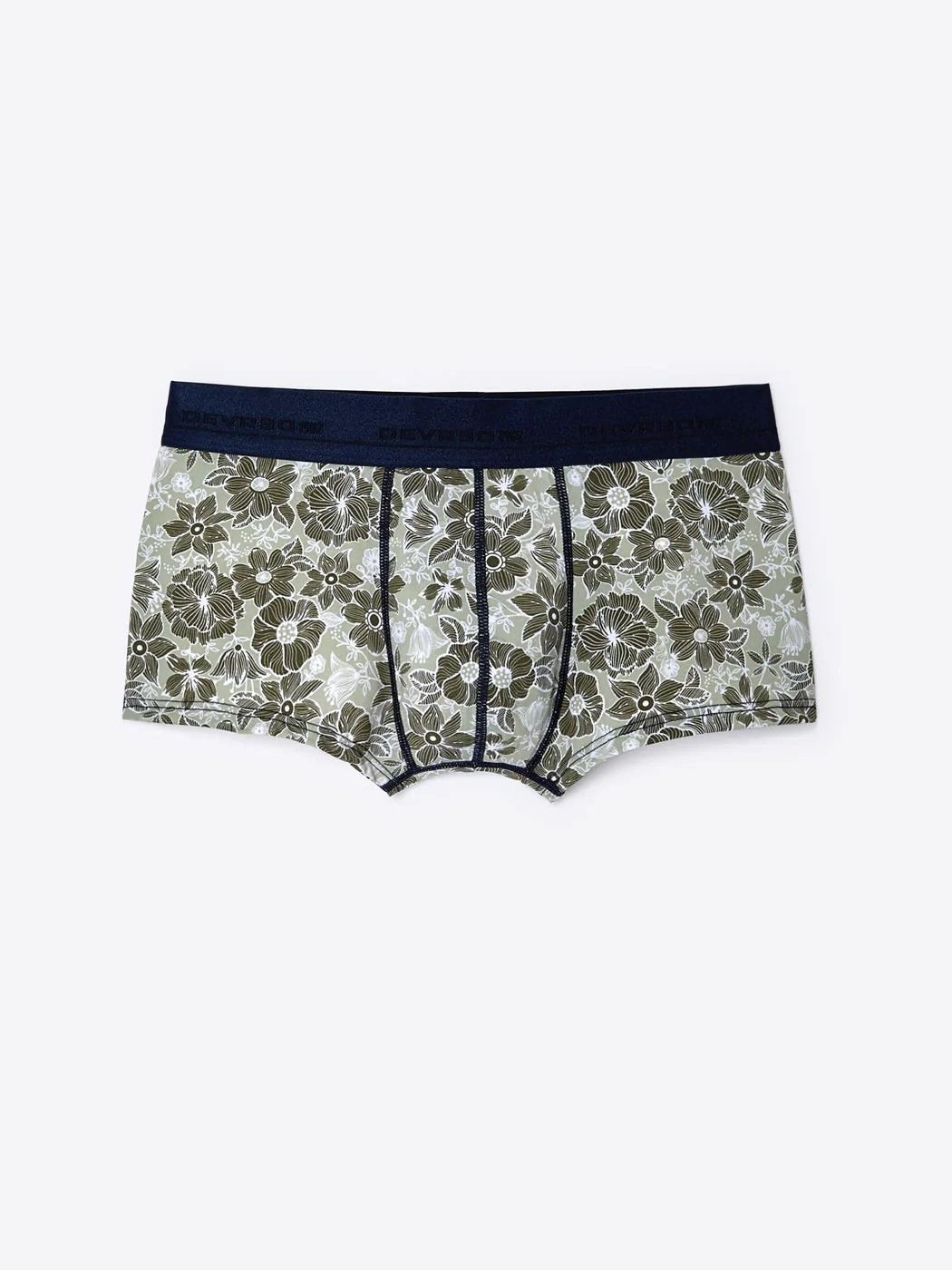 Shorty stretch à fleurs