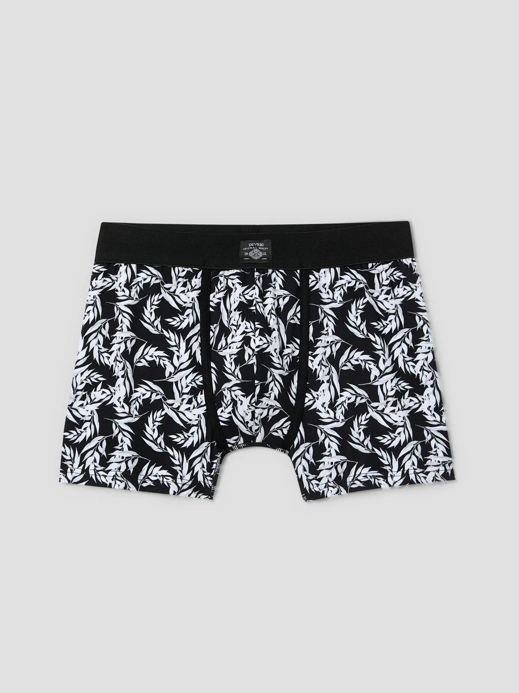 Boxer en coton élasthanne à motif - Image 2