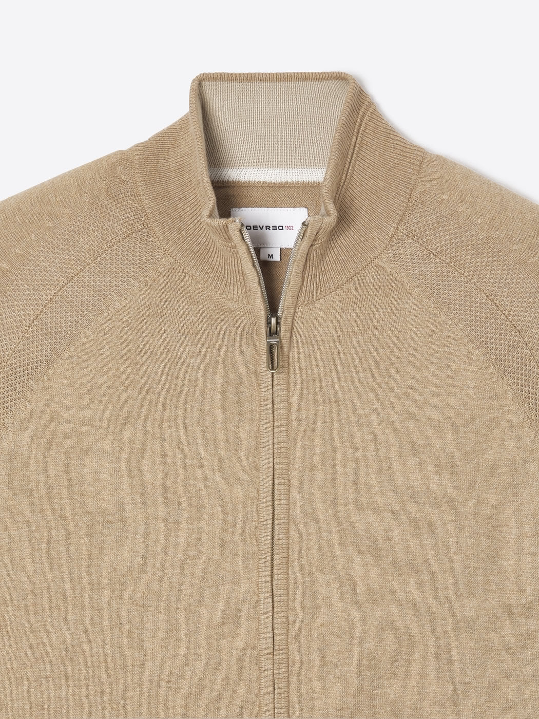 Cardigan zippé en coton bio - Image 6