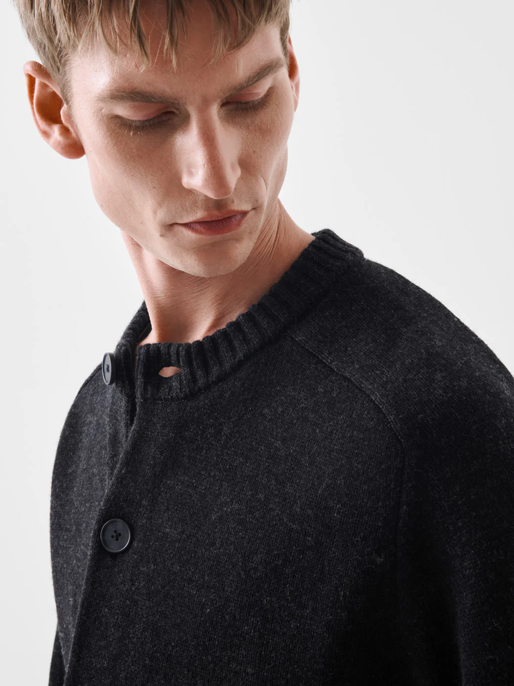 Cardigan boutonné col rond - L'atelier - Image 12