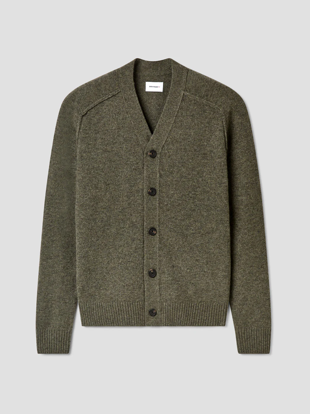 Cardigan boutonné en laine certifiée - Image 3
