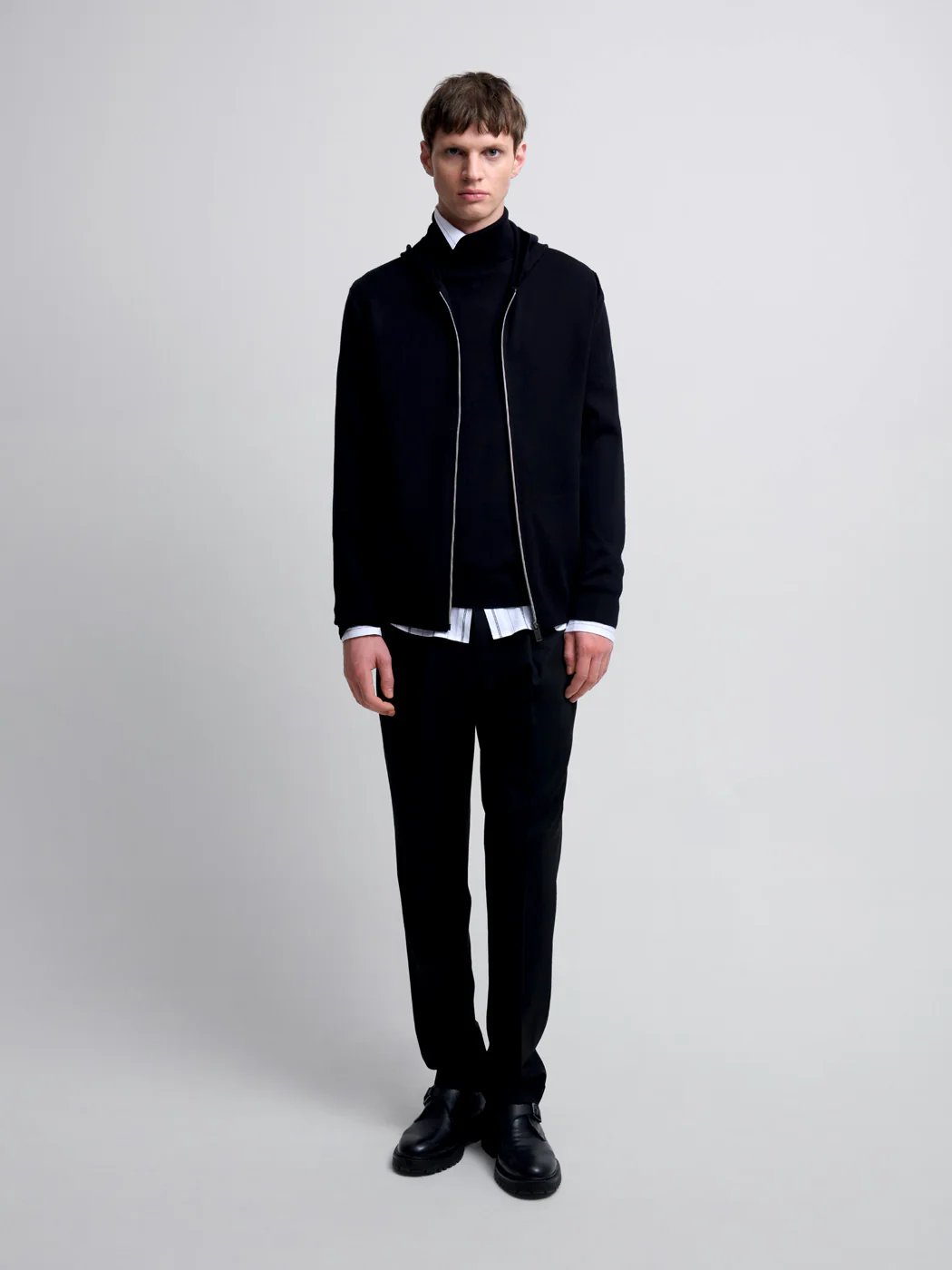 Cardigan zippé à capuche - Image 4