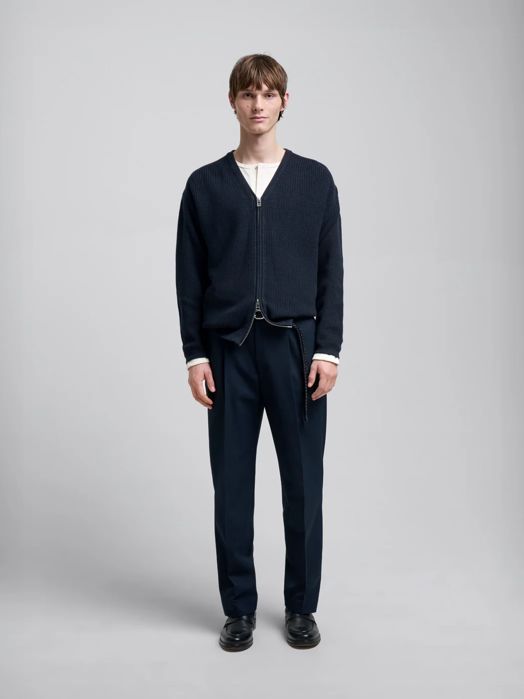 Cardigan zippé maille perlée - L'atelier - Image 4
