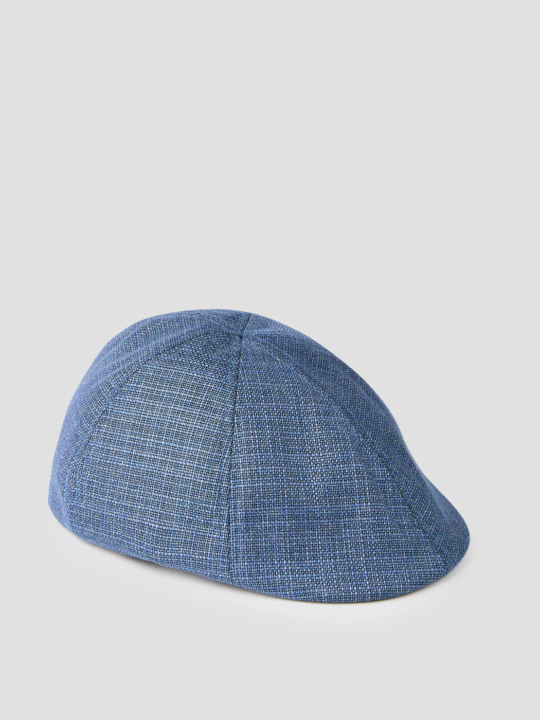 Casquette plate effet tweed