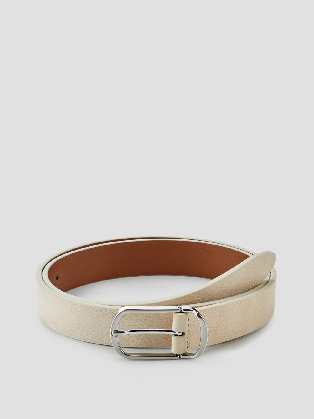 Ceinture en cuir grainé