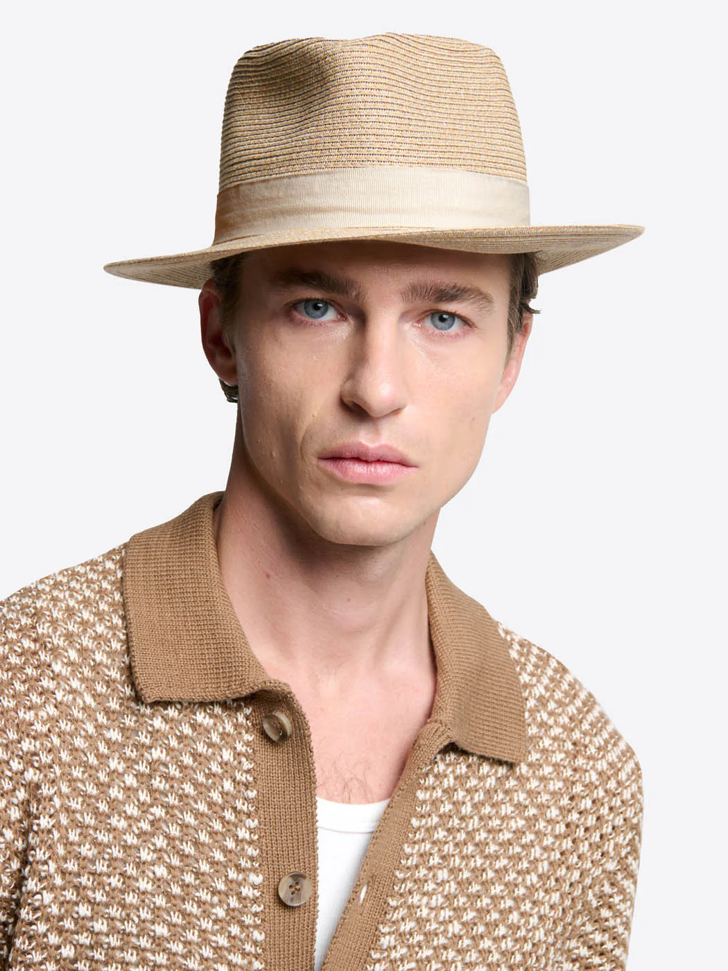 Chapeau de paille à bord large - Image 3