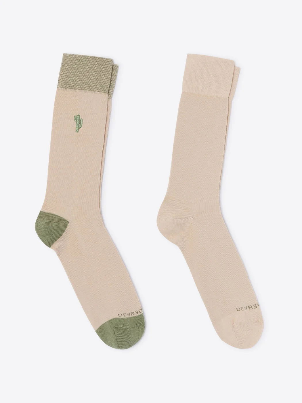 Lot de chaussettes bicolore et broderie