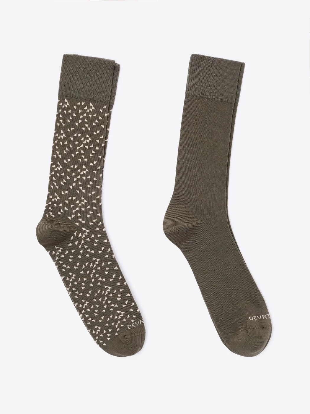 Lot de chaussettes fantaisie bicolore