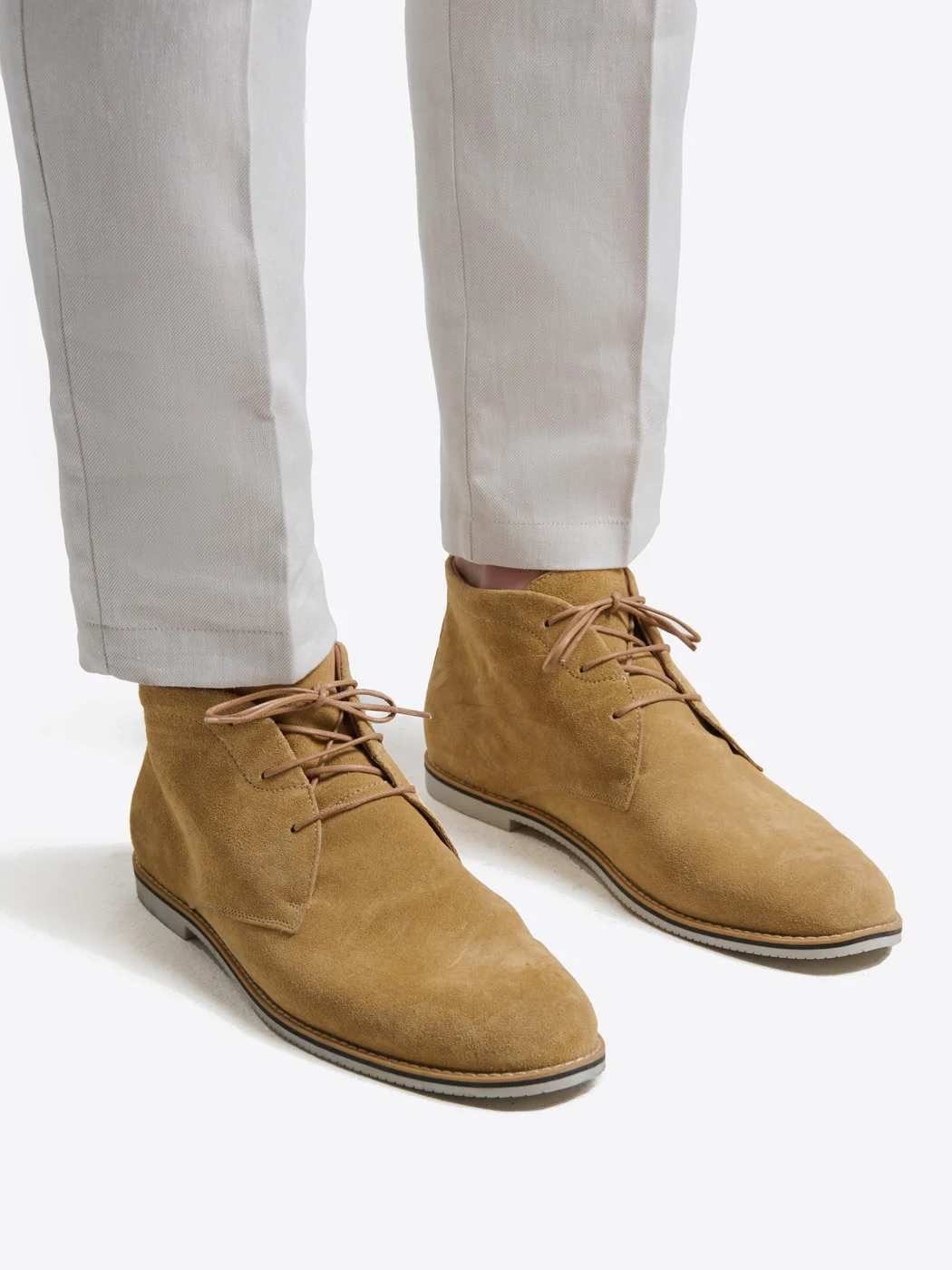 Bottines en cuir suédé - Image 4