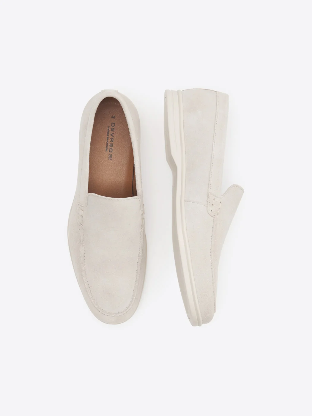 Mocassins en cuir suédé