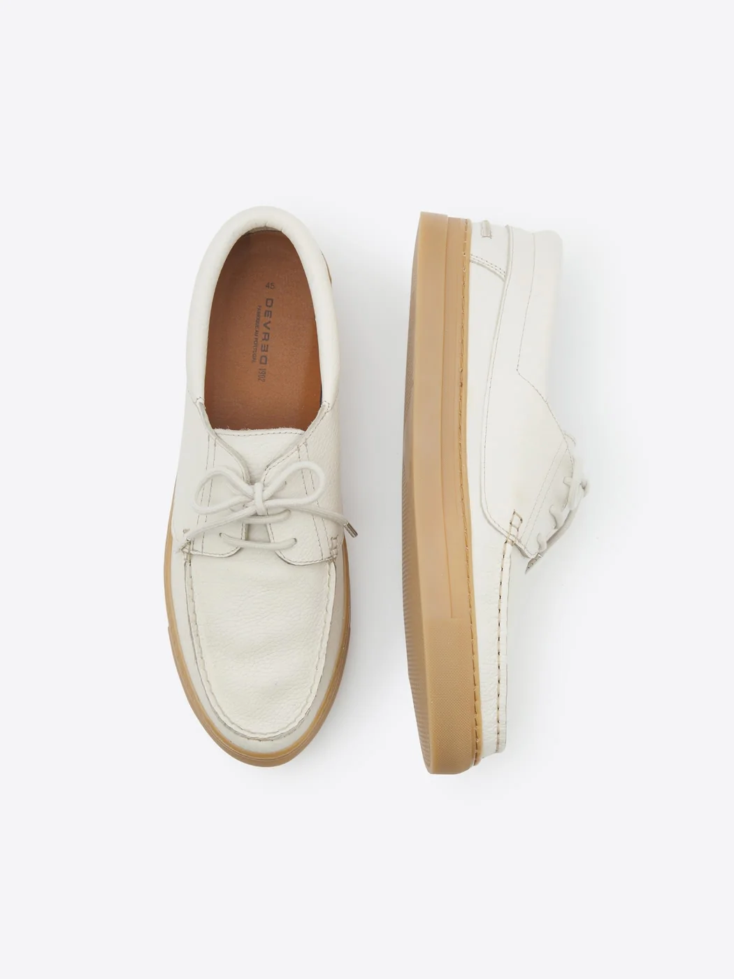 Chaussures bateau en cuir - L'atelier