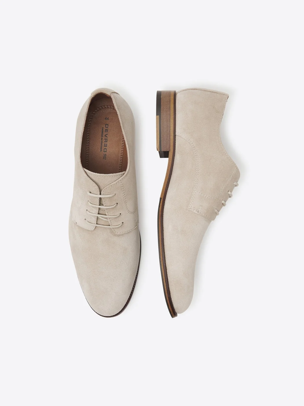 Derbies suédées en cuir