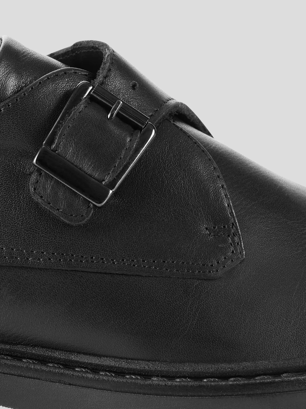 Derbies à boucle en cuir - Image 3