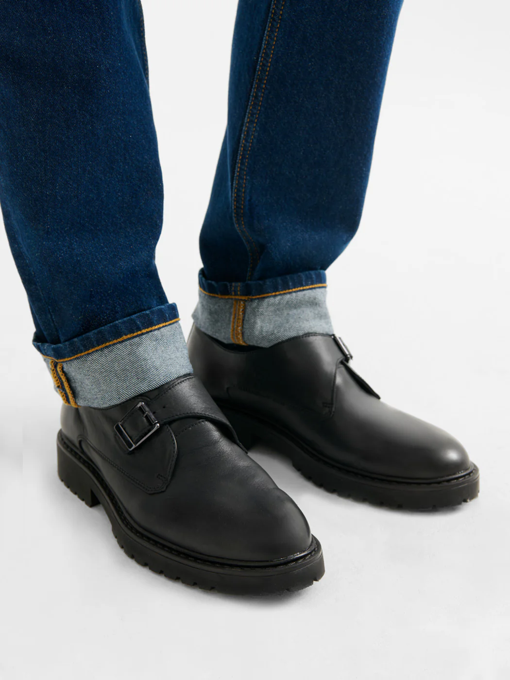 Derbies à boucle en cuir - Image 4