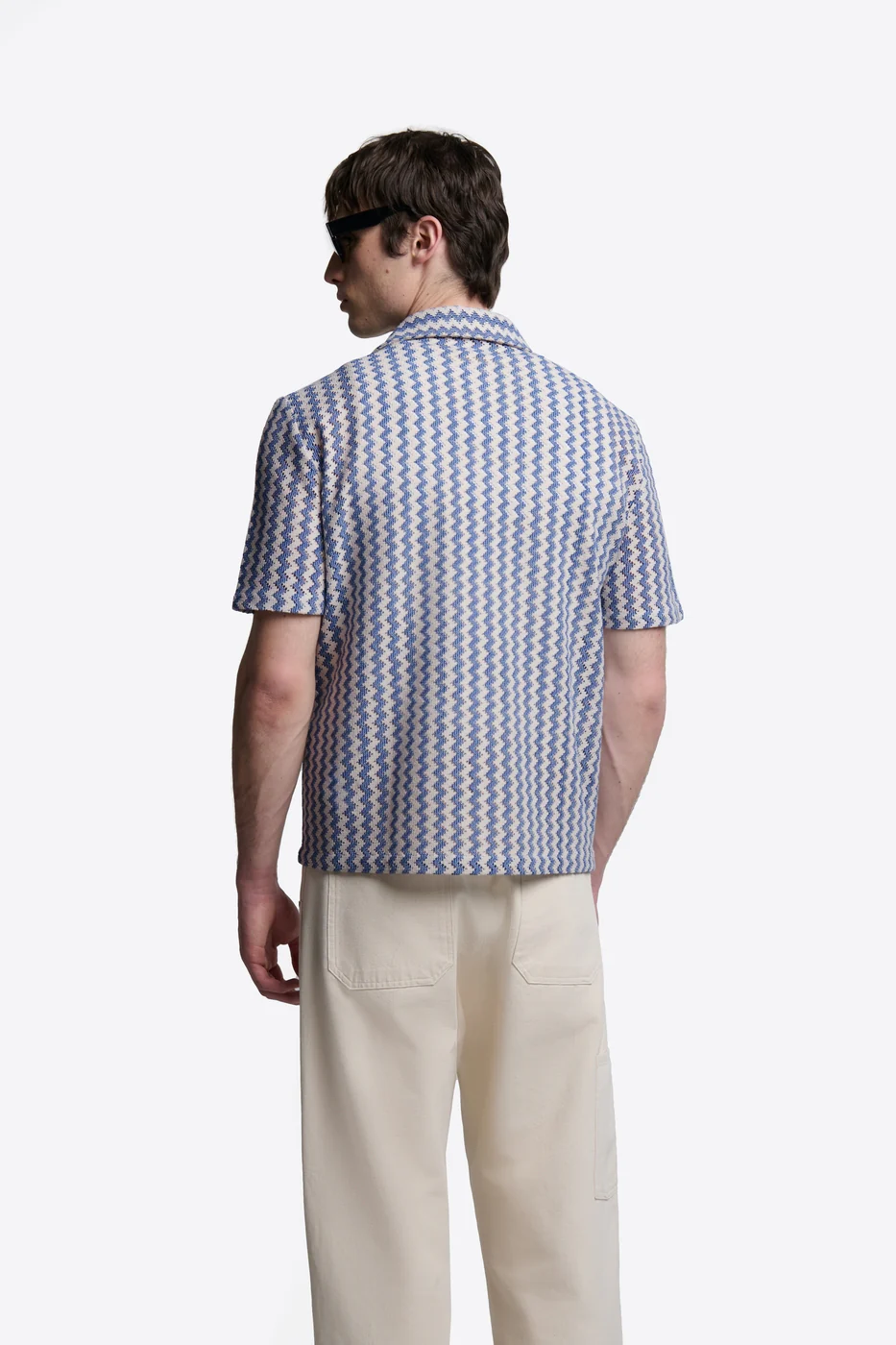 Chemise ajourée regular - L'atelier - Image 2