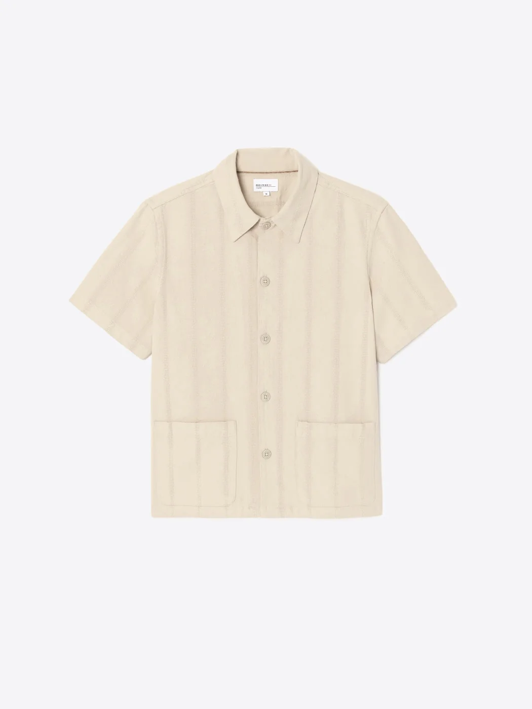 Chemise manches courtes regular en coton - Image 3