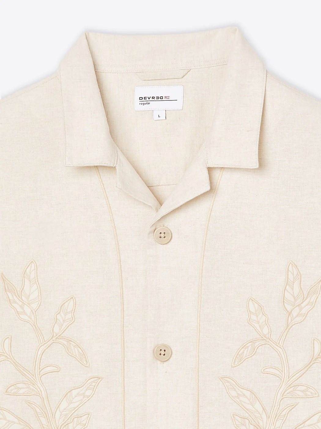 Chemise manches courtes regular fleurie - Image 5